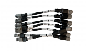 Custom adaptor wire harness assembly with multiple sealed electrical connectors