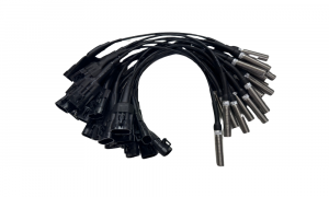 Threaded inductive proximity sensors with long cables and plug connectors for industrial automation