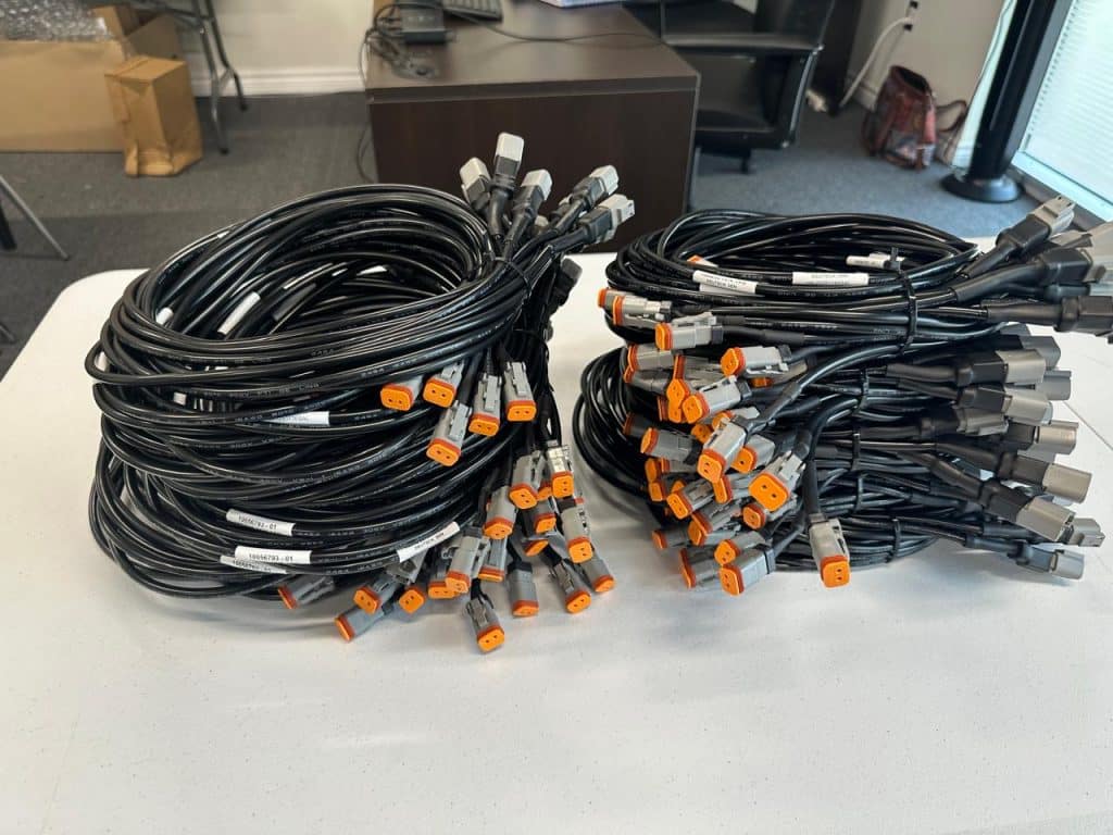 industrial cable harness assemblies for automotive and machinery systems