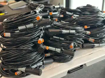 custom electrical wire harness bundles ready for industrial applications