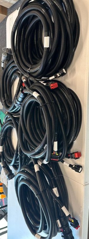 heavy duty electrical cable harness used in industrial machinery
